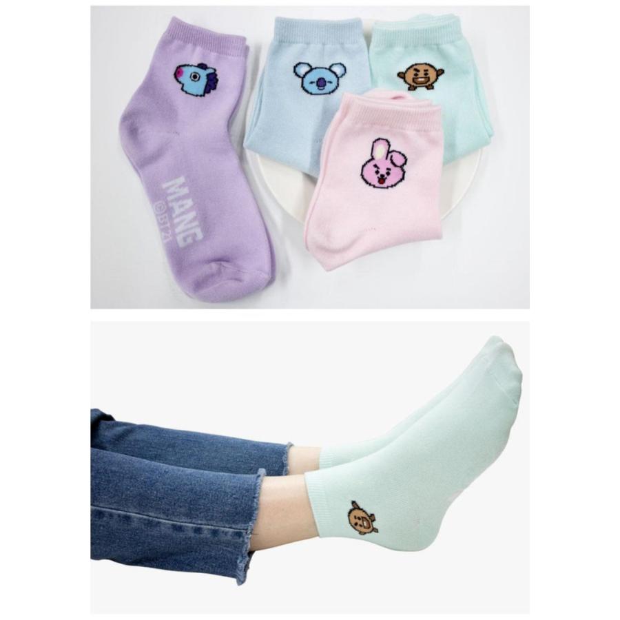 【靴下】BT21 Universe Star Socks【送料無料】靴下 くつした ソックス キャラクター靴下 23-25cm 吸汗性 速乾性 通気性 四季用ソックス｜aesoon｜12