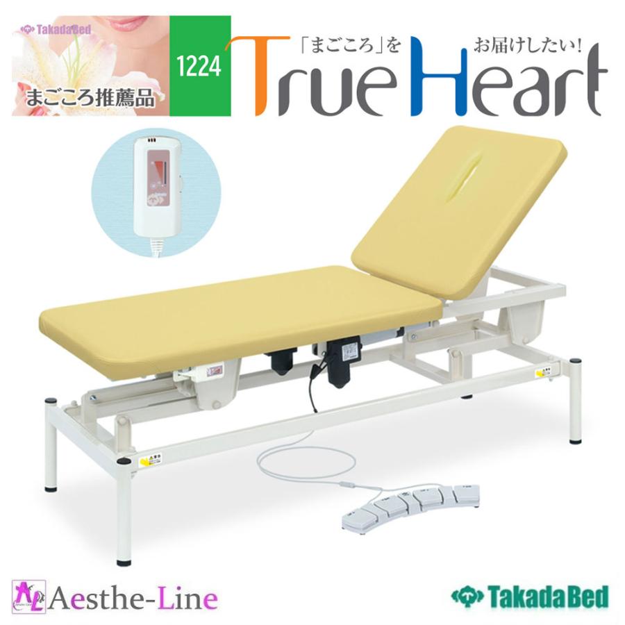 高田ベッド 有孔2M電動リモスホット TB-1595U 治療用ベッド 電動ベッド