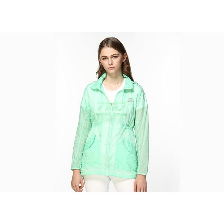 撥水 チュニック丈 ウインドブレーカー レディース S-XXL 透湿 薄手