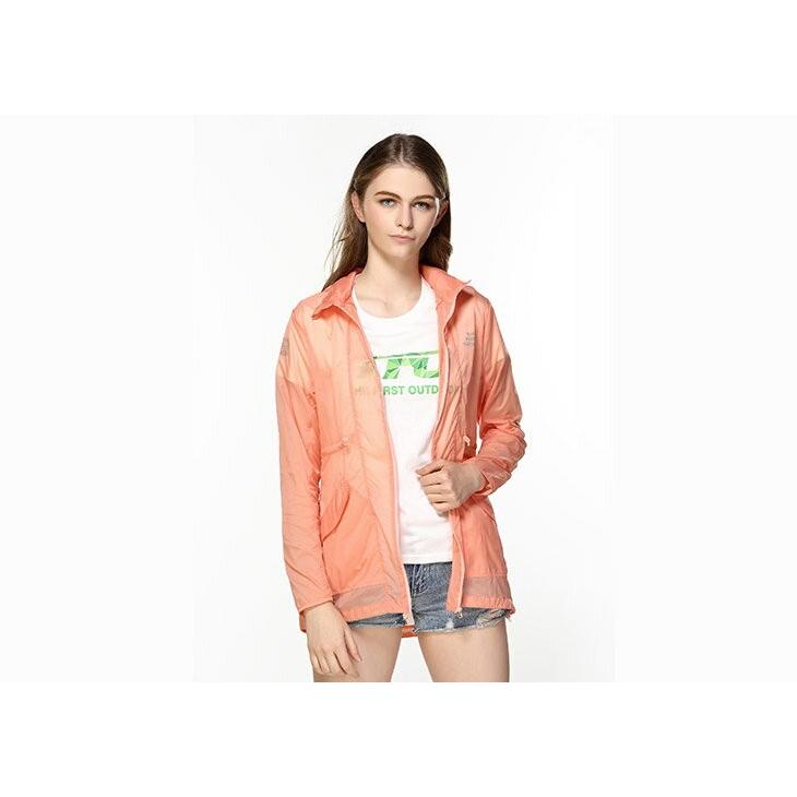 撥水 チュニック丈 ウインドブレーカー レディース S-XXL 透湿 薄手
