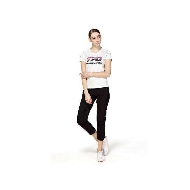 撥水 速乾 9分丈 パンツ レディース S-XL ストレッチ生地 The First