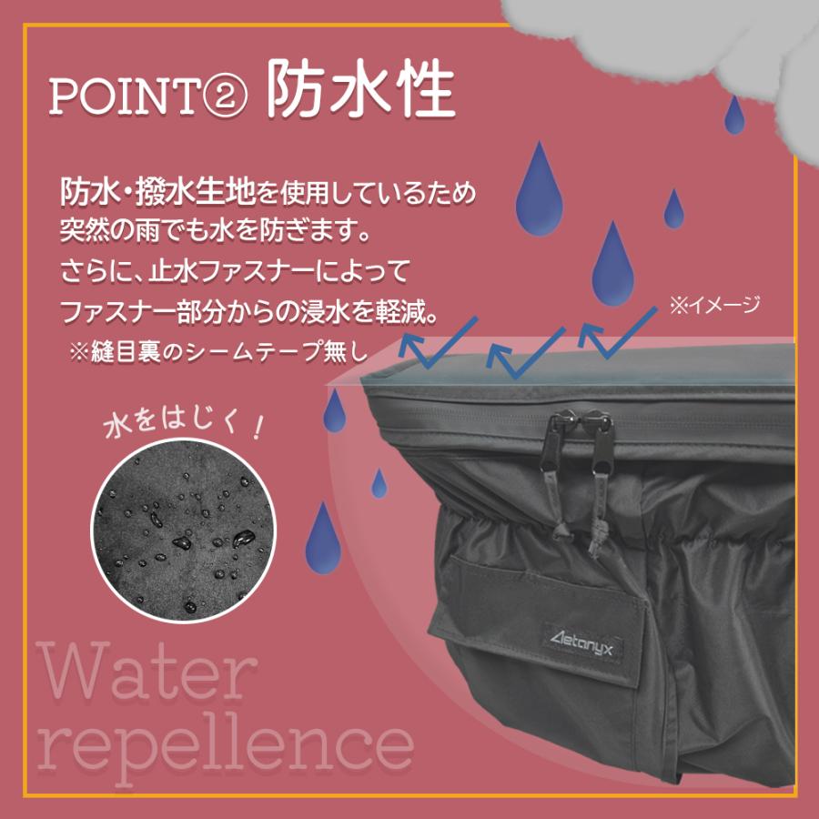 AETONYX（アエトニクス） 自転車カゴカバー 後ろかご 防水 撥水 止水