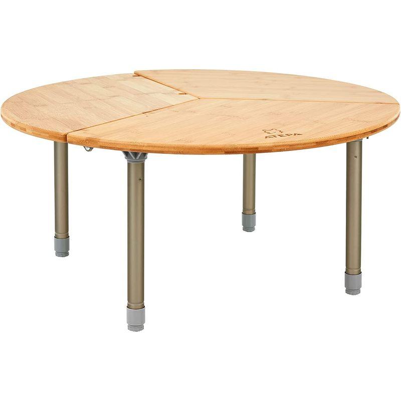 ATEPA キャンプ テーブル 丸 アウトドア テーブル コンパクト ローテーブル 折りたたみ サークルテーブル 直径65cm 30cm-4 テーブル ローテーブル キャンプ アウトドア コンパクト 折りたたみ サークルテーブル 直径65cm 30cm