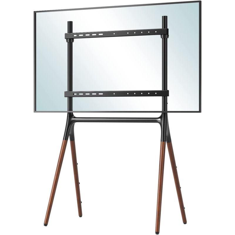 DMM.make DISPLAY/TVスタンド テレビスタンド 43-65インチ VESA対応 木目4脚 DKS-LS4L ブラウン 65インチ make DISPLAY/TVスタンド テレビスタンド VESA対応 木目4脚 DKS LS4L ブラウン