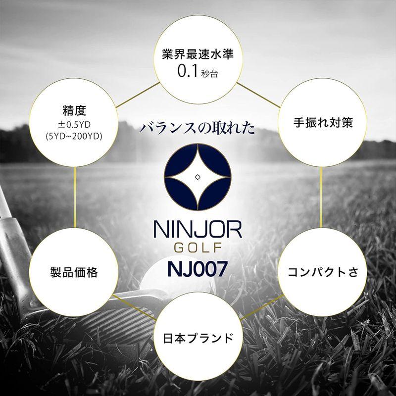 NINJOR GOLF(ニンジャーゴルフ）ゴルフ レーザー 距離計 高低差補正 防水機能 0.1秒計測 ピンサーチ 型番NJ007 レーザー ラウンド用品、アクセサリー EIM1268762317(11159円)