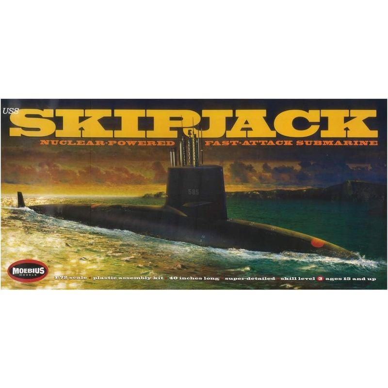 メビウスモデル 1/72 アメリカ海軍 原子力潜水艦 USS スキップジャック プラモデル 1/72 アメリカ海軍 原子力潜水艦 USS スキップジャック プラモデル