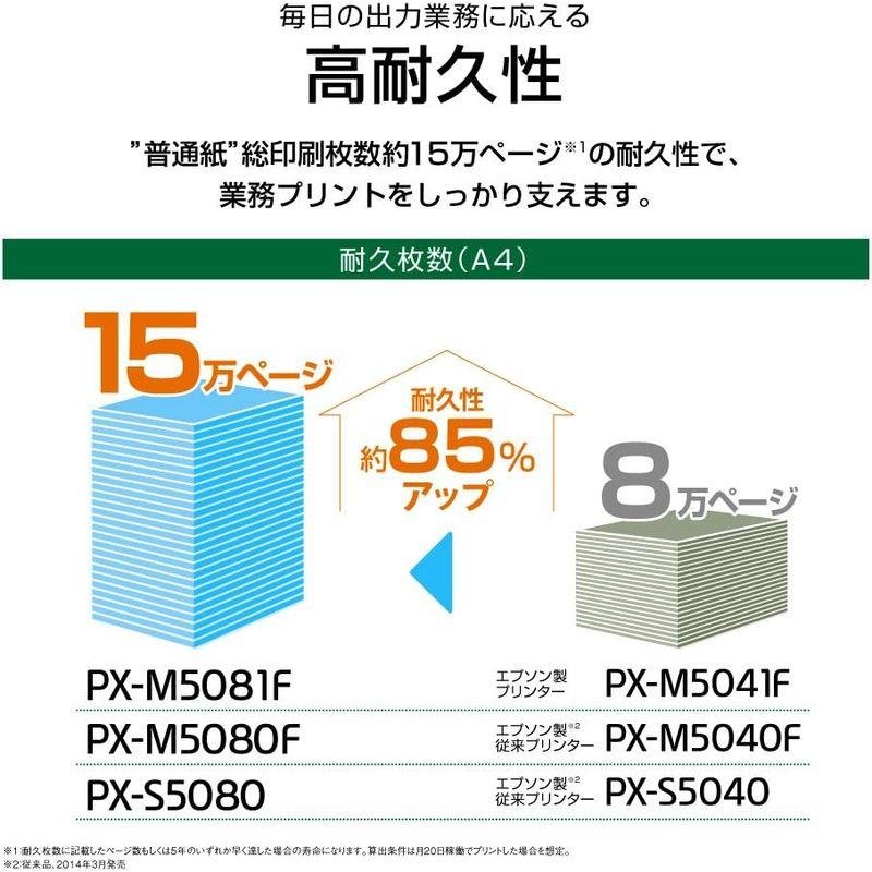 美品 エプソン プリンター A3 インクジェット ビジネス向け PX-S5080 【JS1355188181】(47253円)