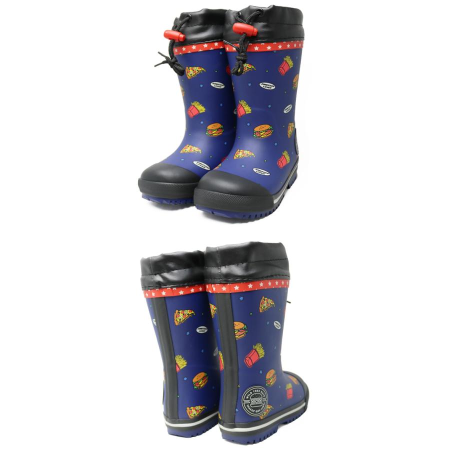 レインブーツ 長靴 ハンバーガー ジャンクフード 男の子 ボーイズ キッズ 防寒 雪 冬用 ウレタン WILDTREE AK103 おしゃれ インスタ 映え |  | 04