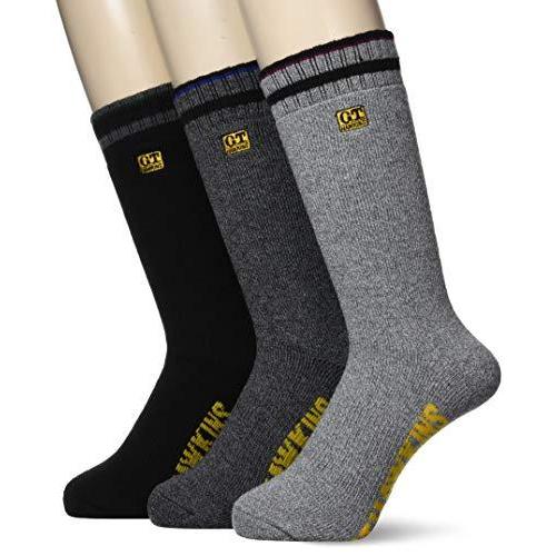 グンゼ ソックス G T Hawkins 靴下 総パイル編 アーチサポート クルー丈 3足組 メンズ