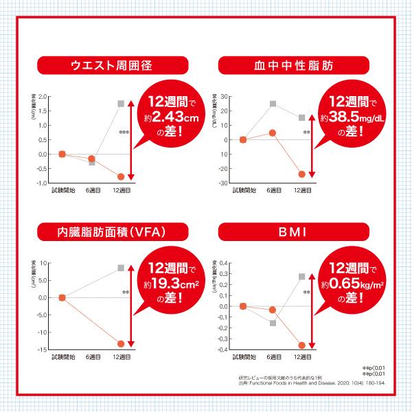 【機能性表示食品】肥満気味の方の脂肪減少をサポートする エラグ酸  サプリ 30日分　3個セット　サプリメント｜afcshop｜06