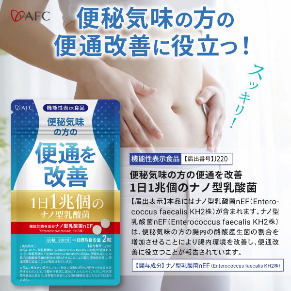 AFC（エーエフシー） 1日1兆個の ナノ型 乳酸菌 30日分 6袋セット