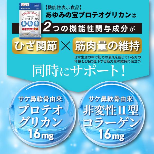 ♦当日発送♦AFC あゆみの宝 プロテオグリカン 30粒 6袋【新品未開封】 AFC プロテオグリカン あゆみの宝 ひざサポート 30日分