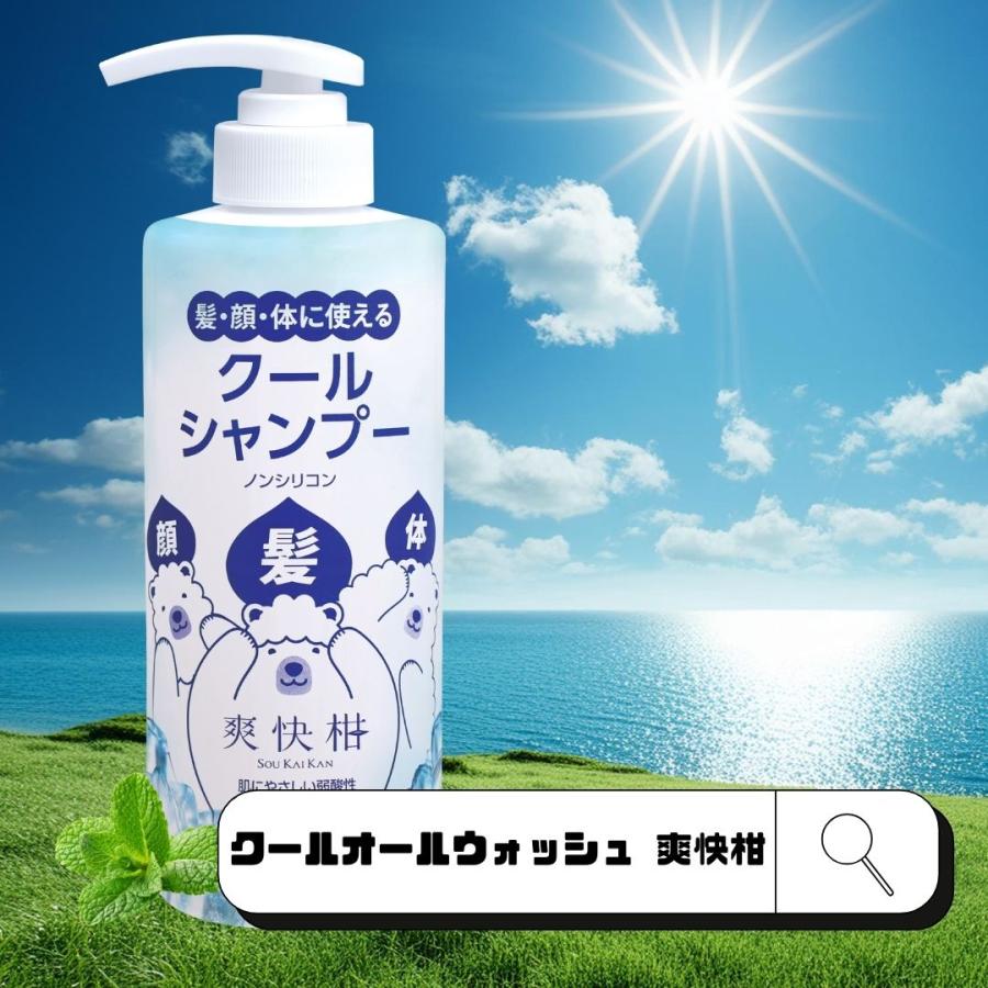 AFC クール シャンプー クールオール ウォッシュ 爽快柑 480mL