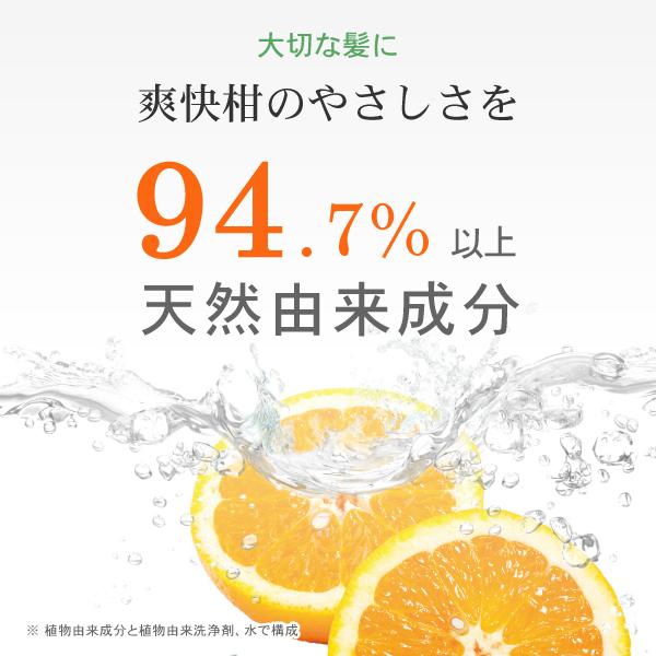 薬用 アミノ酸 シャンプー 爽快柑【医薬部外品】500mL+ノンシリコン アミノ酸 トリートメント 爽快柑 240g　AFC公式｜afcshop｜04