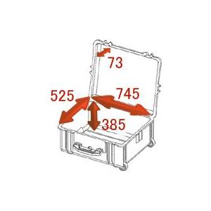 防水大型コンテナボックスHPRC2800Wキャスター付