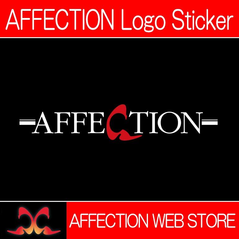 AFFECTION/アフェクション ロゴ 抜き文字 ステッカー Sサイズ : アフェ