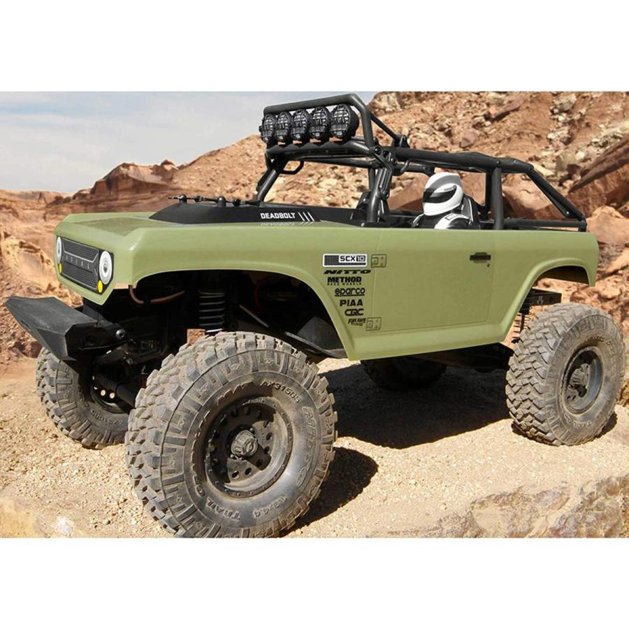 注目の Axial Scx10 Ii デッドボルト 4wd Rc ロッククローラー オフロード 4x4 電動 Rtr 2 4ghz ラジオ 防水 Esc 1 10スケール オリーブドラブ 格安即決 Turningheadskennel Com