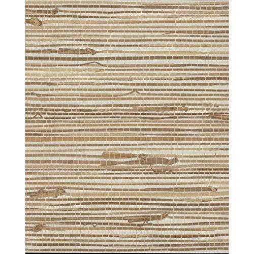 メタリック 内装 B07glb1y32 ワイドノット草壁紙 ワイドノット草壁紙 Wallcoverings 壁紙 York オシレプア Vg4441