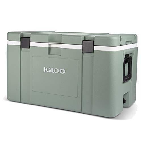 22年春の 送料無料 Green Glass ミッション124クォート117リットルロック可能断熱裏付アイスチェストクーラー重量ハンドル付 カーマ Ocean Igloo クーラーボックス 保冷剤 Nch Com Np