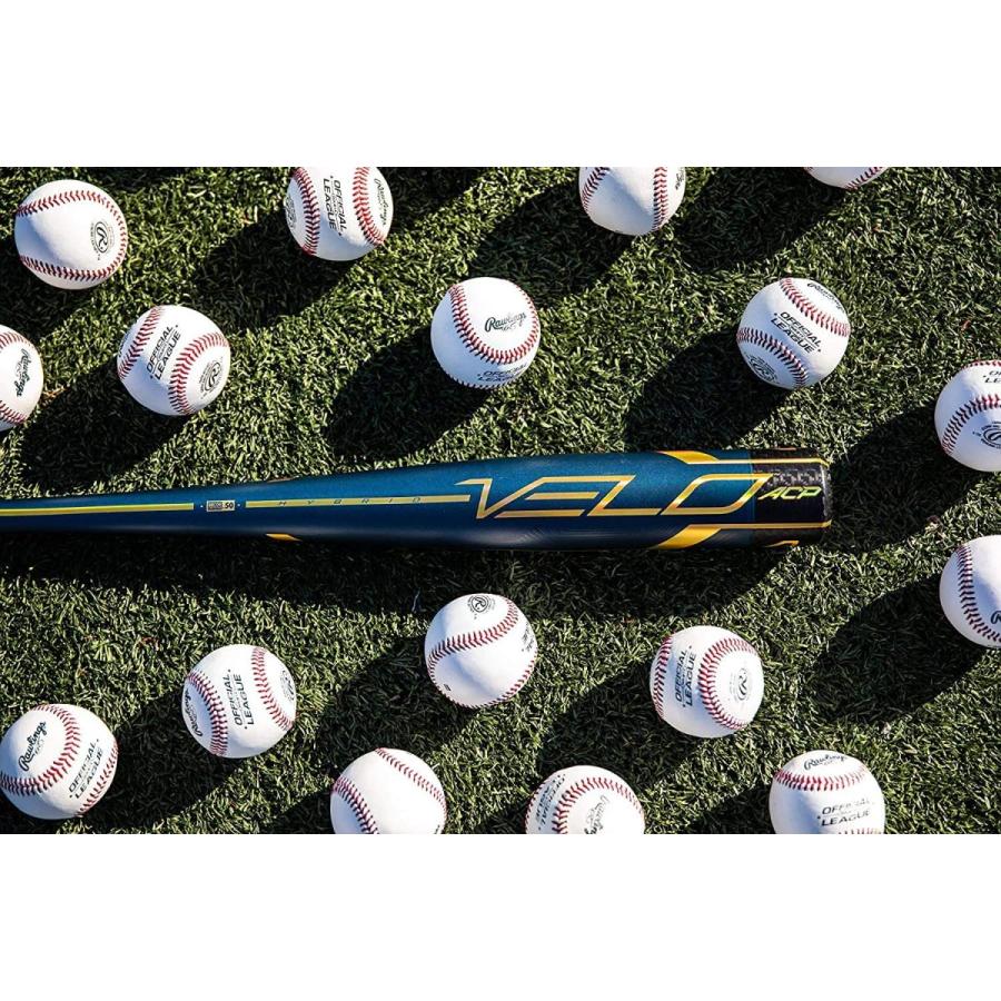 Rawlings 2021 Velo BBCOR Baseball Bat Series%カンマ% 33 inch (-3)%カンマ% Navy/Gold (BB1V3-33)｜afljd62199｜16