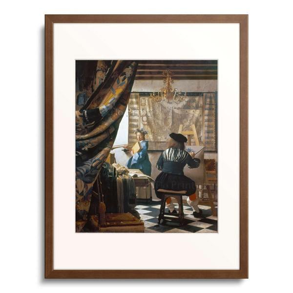 Johannes Vermeer 【Waldlandschaft】 「絵画芸術の寓意(画家のアトリエ)フェルメール」