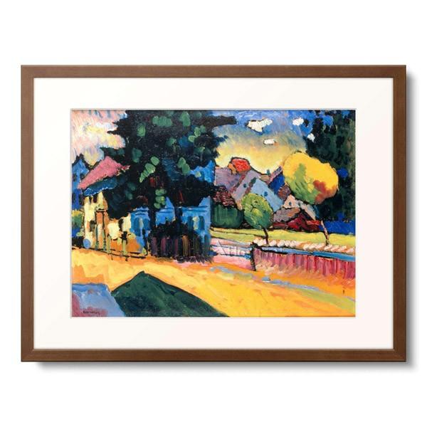 Wassily Kandinsky (Vassily Kandinsky) 「Murnau - study for landscape with green house. 1908」 【厚男】