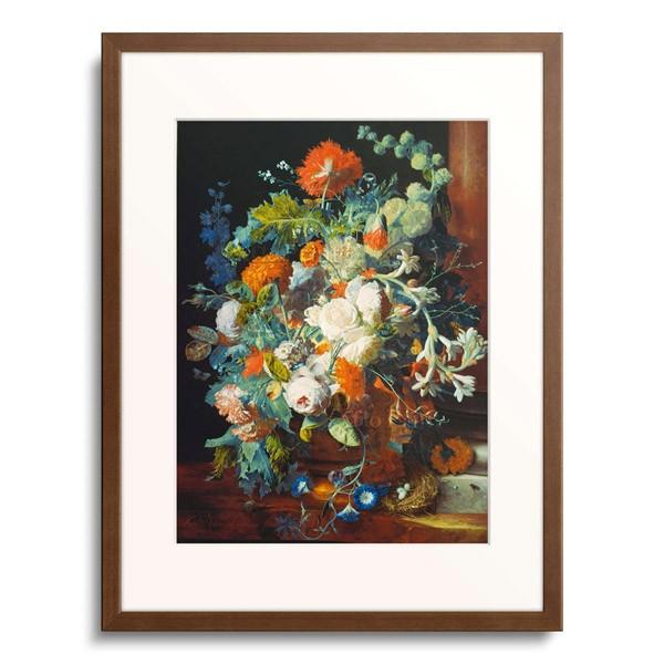 ヤン・ファン・フイサム Jan van Huysum 「Flower bouquet next to a column. Flower bouquet next to a column.」