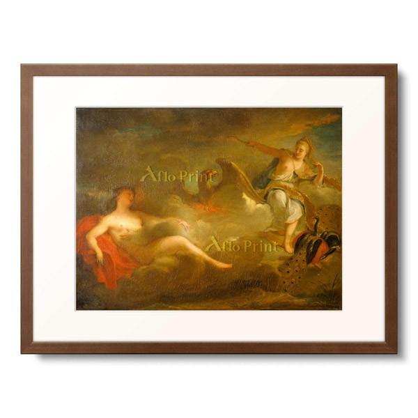 ジャン=マルク・ナティエ Jean-Marc Nattier 「イオと一緒のゼウスを見つけたヘラ Jupiter, Juno und Io. 1710-er Jahre.」