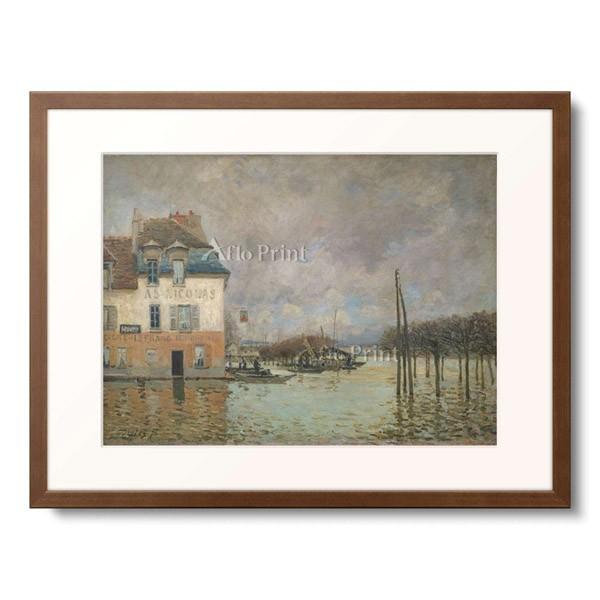 アルフレッド・シスレー Alfred Sisley 「ポール・マルリーの洪水 The Flood at Port-Marly. 1876」