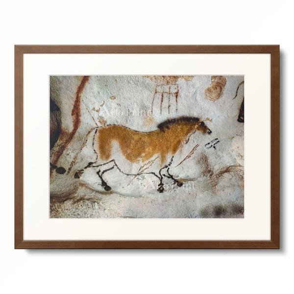 洞窟壁画 「Caves of Lascaux. Second Chinese horse. Ca. 17.000 BC.」
