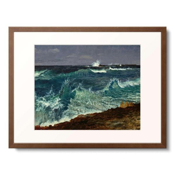 アルバート・ビアスタット Albert Bierstadt 「Seascape.」｜afloprint
