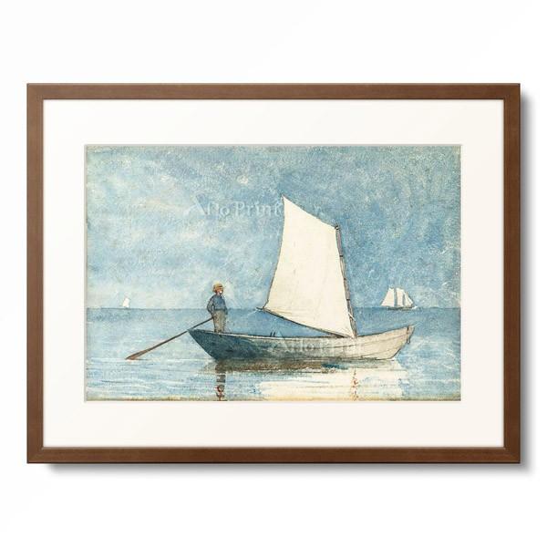 ウィンスロー・ホーマー Winslow Homer 「Sailing a Dory. 1880」｜afloprint
