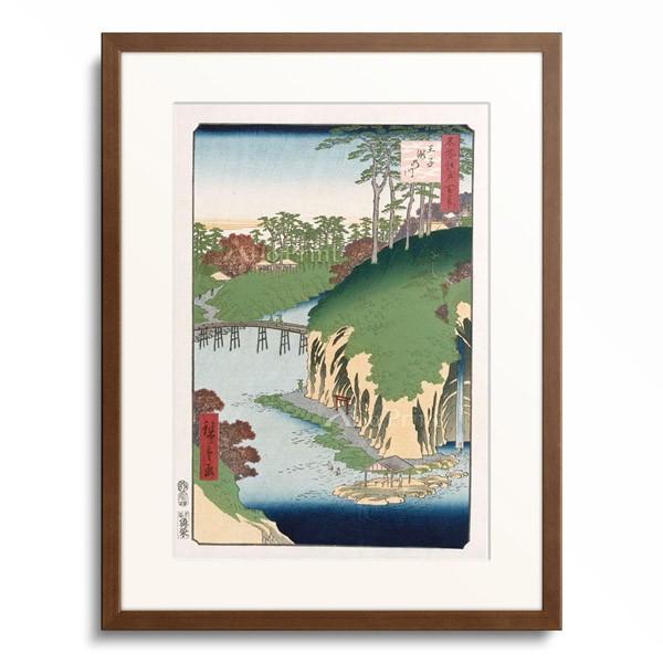 歌川 広重 Utagawa Hiroshige 「名所江戸百景 王子 瀧乃川」