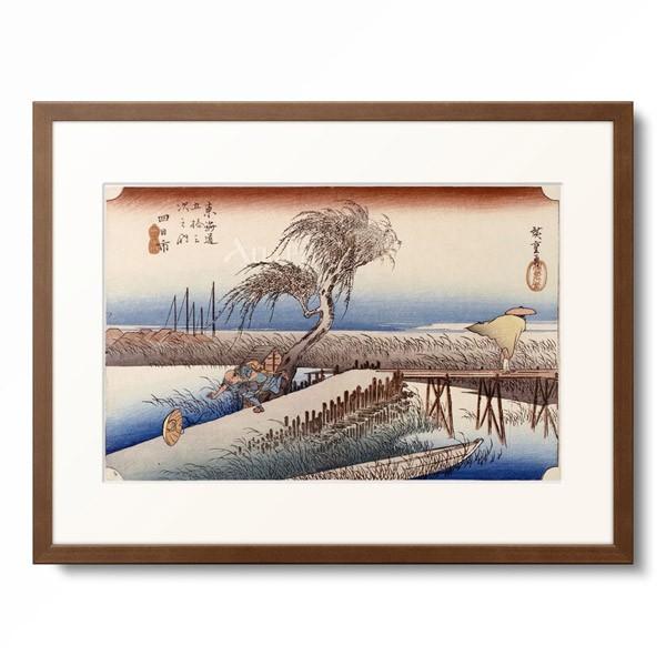 歌川 広重 Utagawa Hiroshige 「東海道五拾三次之内 四日市 三重川」