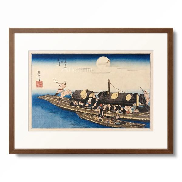 歌川 広重 Utagawa Hiroshige 「京都名所之内 淀川」