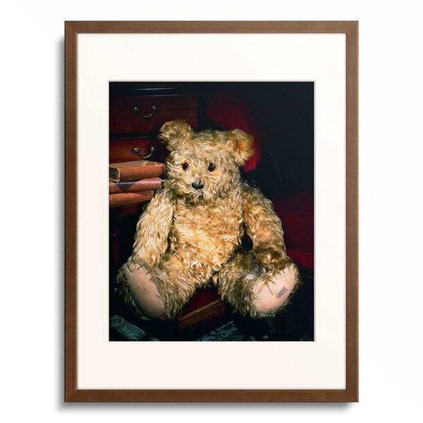 「An Alpha Farnell teddy bear with golden mohair and large brown and black glass eyes. Circa 1930.」｜afloprint