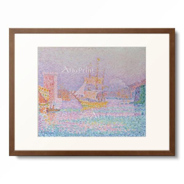 ポール・シニャック Paul Victor Jules Signac 「Port of Marseille. 1906/07」 : アフロ ...