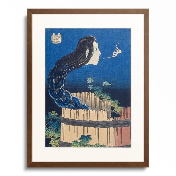 葛飾北斎 Katsushika Hokusai 「百物語 さらやしき」