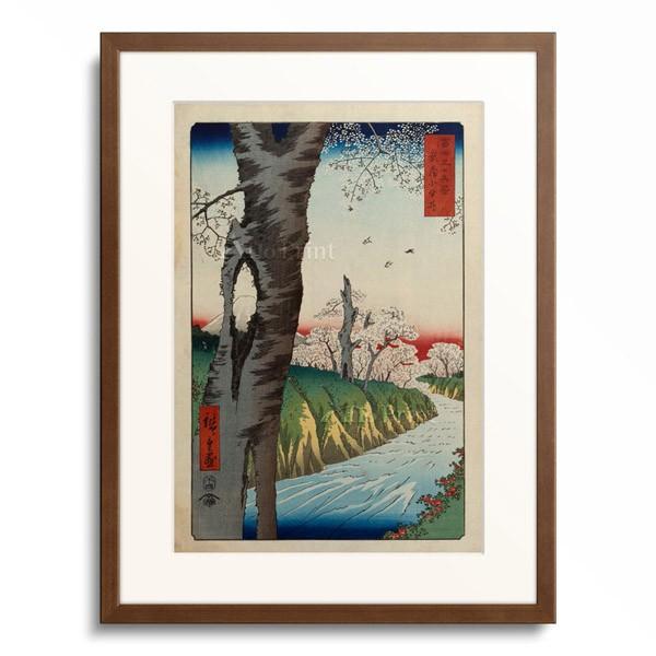 歌川 広重 Utagawa Hiroshige 「冨士三十六景 武蔵小金井」