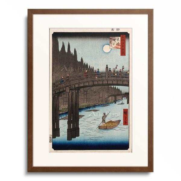 歌川 広重 Utagawa Hiroshige 「名所江戸百景 京橋 竹がし」