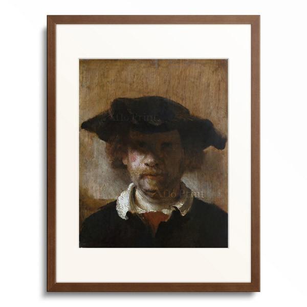 レンブラント・ファン・レイン Rembrandt Harmenszoon van Rijn 「Self-portrait」｜afloprint