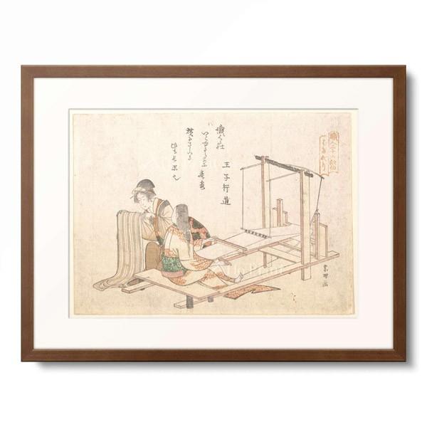 葛飾北斎 Katsushika Hokusai 「はたおり」