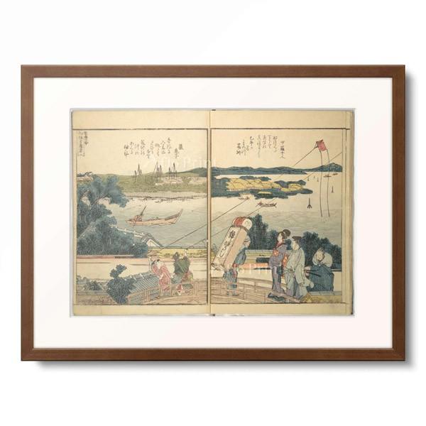 葛飾北斎 Katsushika Hokusai 「絵本隅田川 両岸一覧 絵本」