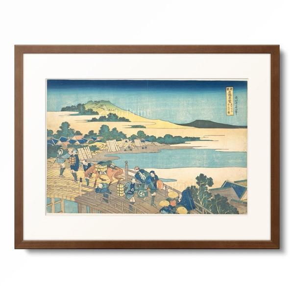 葛飾北斎 Katsushika Hokusai 「諸國名橋奇覧 ゑちぜんふくゐの橋」