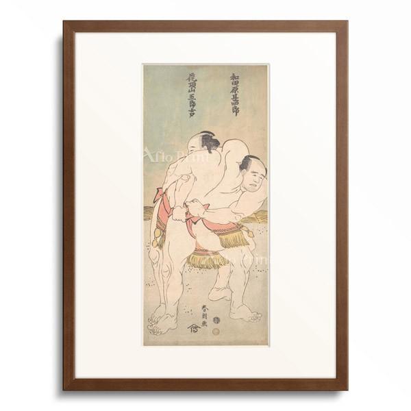 葛飾北斎 Katsushika Hokusai 「和田ヶ原甚四郎 花頂山五郎吉」