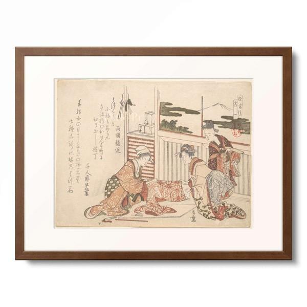 葛飾北斎 Katsushika Hokusai 「衣食住」