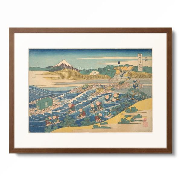 葛飾北斎 Katsushika Hokusai 「富嶽三十六景 東海道金谷ノ不二」