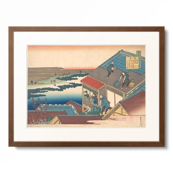 葛飾北斎 Katsushika Hokusai 「百人一首 うばがゑとき 伊勢」