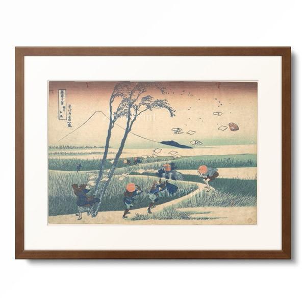 葛飾北斎 Katsushika Hokusai 「冨嶽三十六景 駿州江?」