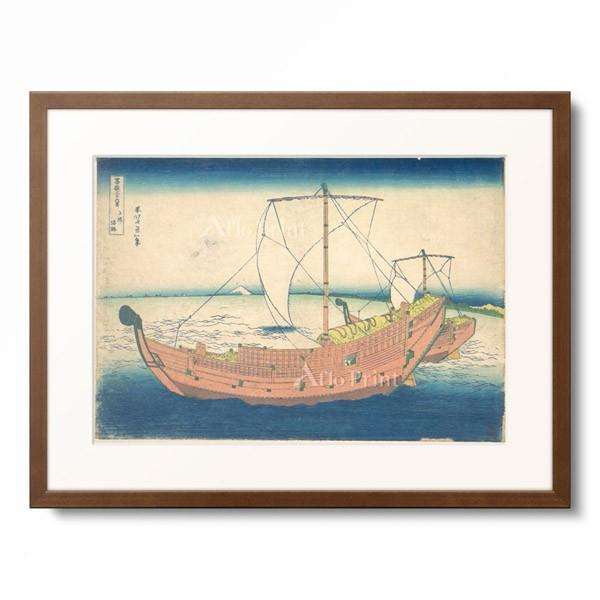 葛飾北斎 Katsushika Hokusai 「冨嶽三十六景 上總ノ海路」
